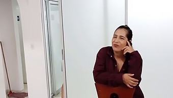 Latina Cougar Discovers Stepmother Pleasuring Herself On The Phone And Steps In To Help
