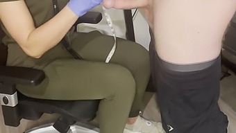 Student Nurse Gives Penis Exam And Gives Amazing Handjob In Hd