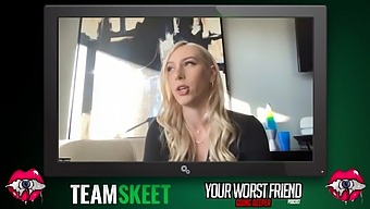 Kay Lovely Shares Her Holiday-Themed Adult Film Experience With Team Skeet In A Candid Interview.
