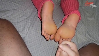 I Assisted My Stepson In Reaching Orgasm By Licking His Feet