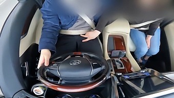 A Married Woman Relieves Her Frustration By Giving Me An Orgasm Through Hand Stimulation While In A Car