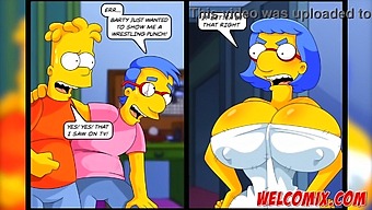 Experience The Ultimate Cartoon Fantasy With The Simpson Family In This Hentai Video Featuring Stunning Breasts And Derrieres!