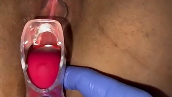 Gynecologist Uses Speculum To Stimulate Patient'S Pussy, Leading To Orgasm