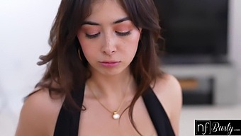 Chloe Surreal'S Dress Unveils Her Big Tits In A Hot Solo Scene