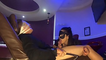 Hidden Oral Sex Leads To Climactic Finish With Dominatrix