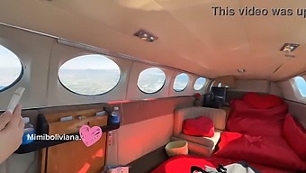 Jack Rippher And His Partner Indulge In Intimate Activities At High Altitude Aboard A Private Jet, Offering A Stunning Aerial View Of Las Vegas, While Showcasing His Impressive Endowment.