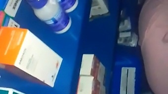 Secretly Getting It On At The Pharmacy Among The Medications