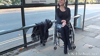 A Disabled Adult Entertainer Baring Herself In Public