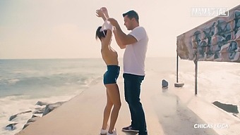 Latina Teen Sandra Wellness Enjoys Wild Beach Sex With Well-Endowed Admirer - Mamacitaz