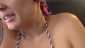 Sweaty And Salty: White Girl'S Public Gape Fart Show