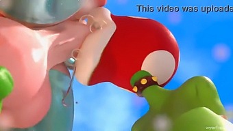 Hot Shemale Princess Rosalina Gives A Great Blowjob And Anal Sex With A Horny Slut.